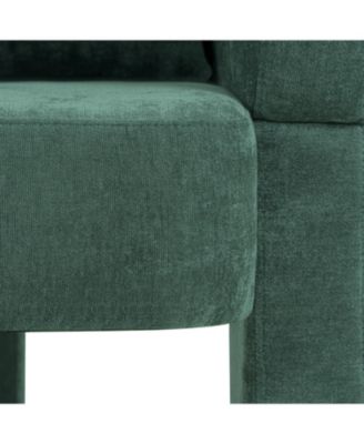 Chenille Accent Chair - Dark Green