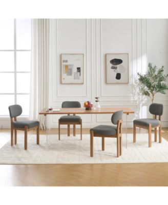 Modern Fabric Upholstered Dining Chairs