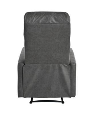 Modern Manual Recliner Chair - Slate Grey