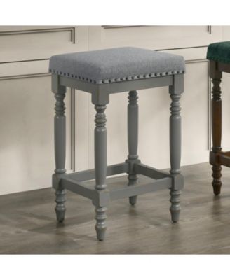 Rustic Gray Counter Stools (Set of 2) - 26 Inch