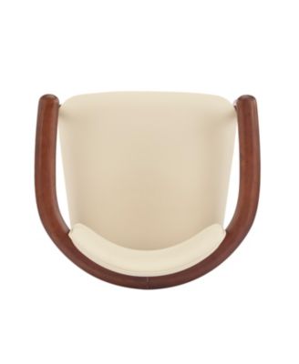 2-Pack Dining Chairs, Rubber Wood, PU Foam Seat