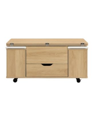 + 5-Piece + Wood + Lift-Top with Storage & Casters + Coffee Table Set