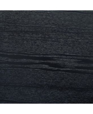  31.5" Modern Drum Coffee Table - Black