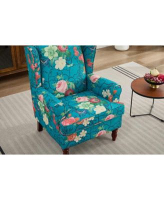 Floral Cyan Chair