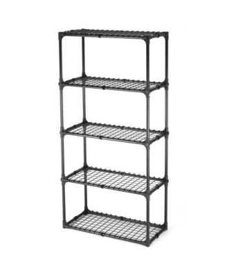 Simple Deluxe 36Lx14Wx54H inch, 4-Tier Heavy Duty Storage Shelving Unit
