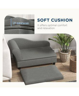 Gray Small Cat Sofa with Storage