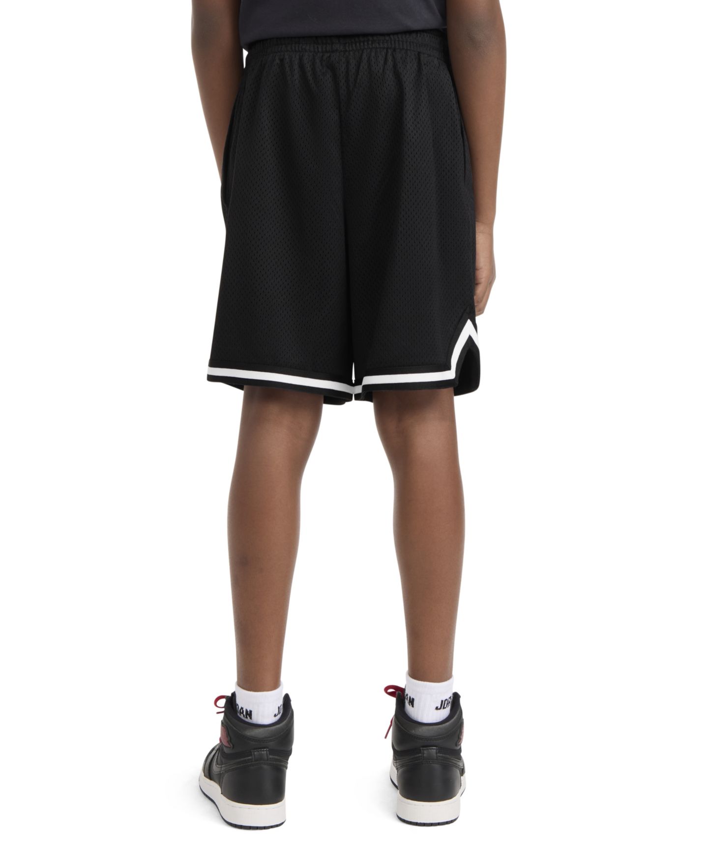 Детские сетчатые шорты Jordan Taping, 8-20, цвет: Чёрный — фото 4