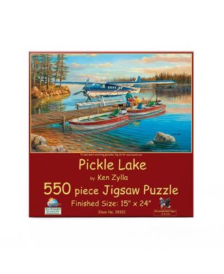Pickle Lake 550 piece Jigsaw Puzzle for Adults Fathers Day