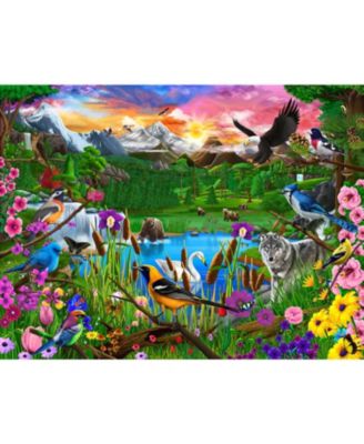 Gathering at Yellowstone 300 piece Jigsaw Puzzle for Adults