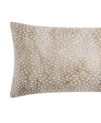 Hannah Woven Cheetah Boudoir Decorative Pillow, 26" x 13"