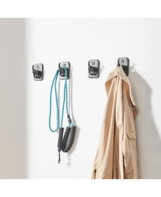 4 Piece Dog Tail Wagging Decorative Wall Hook Set