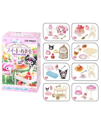 RE-MENT Cute Blind Box Diorama Miniature Figure Set for Birthday Gift, Party Favor, Stress Relief, Collectible Toy, Sanrio Fan, Relaxation