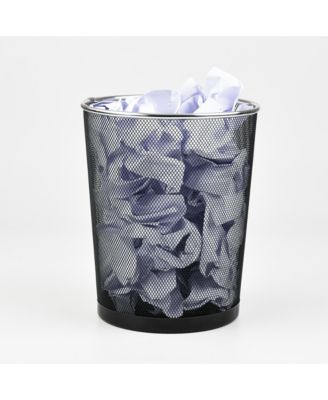 10 Liter Mesh Waste Basket Can for Garbage, Round Open Top Trash Can for Office, Bathroom Bedroom, Kitchen