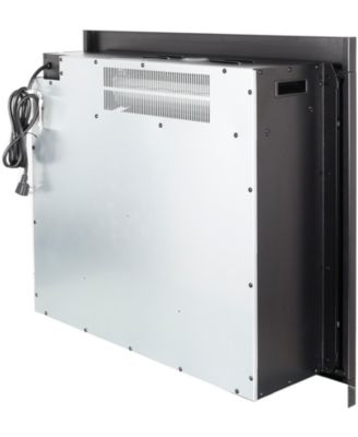 33 inch Infrared Electric Fireplace with Removable Trim kit Insert, Touch Panel Home Decor Heater, Smokeless Firebox With Fire Crackling Sound