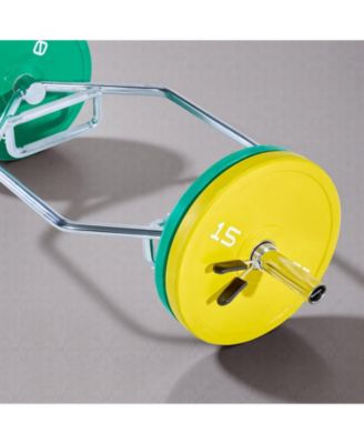 Trap Bar Hex Bar, 2-Inch Hex Barbell, 500 lb Capacity Strength Training Bar for Deadlifts and Squats