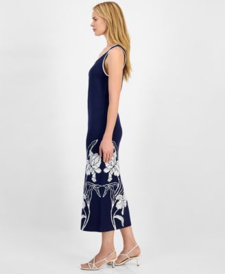 Women's Floral-Print Tank Dress