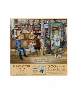 A Day at the Shop 500 piece Jigsaw Puzzle for Adults Large Pieces