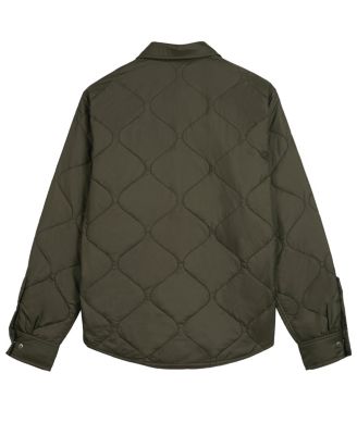 Men's Quilted Shirt Jacket