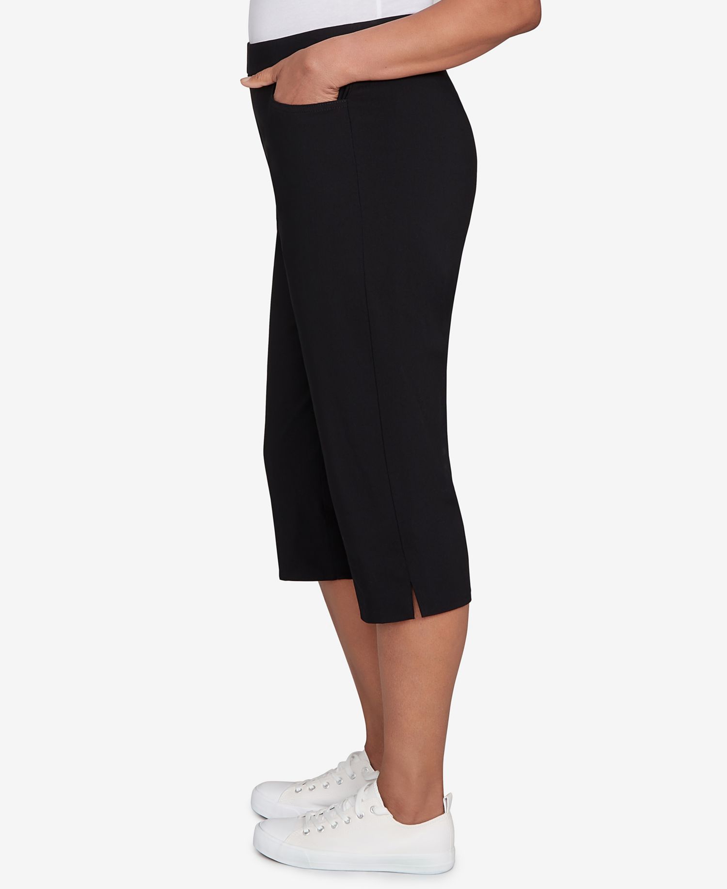 Petite Classic Allure Stretch Clamdigger Pants