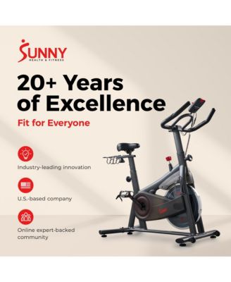 ACTIVE 200 Smart Exercise Bike w/Pulse Sensor, Indoor Cardio Cycling Machine w/Adjustable Handlebar & Seat