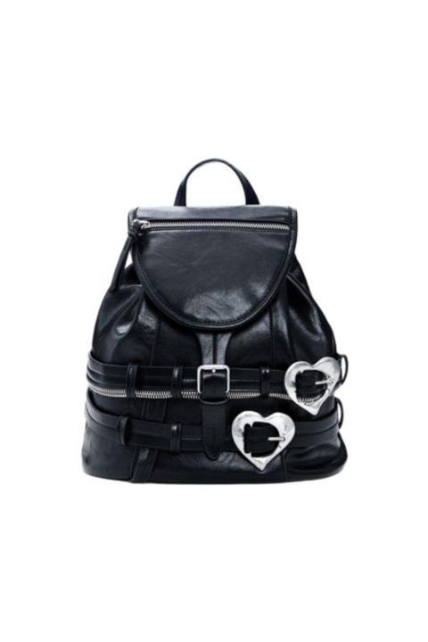 Рюкзак Desigual buckles hearts, цвет: Чёрный