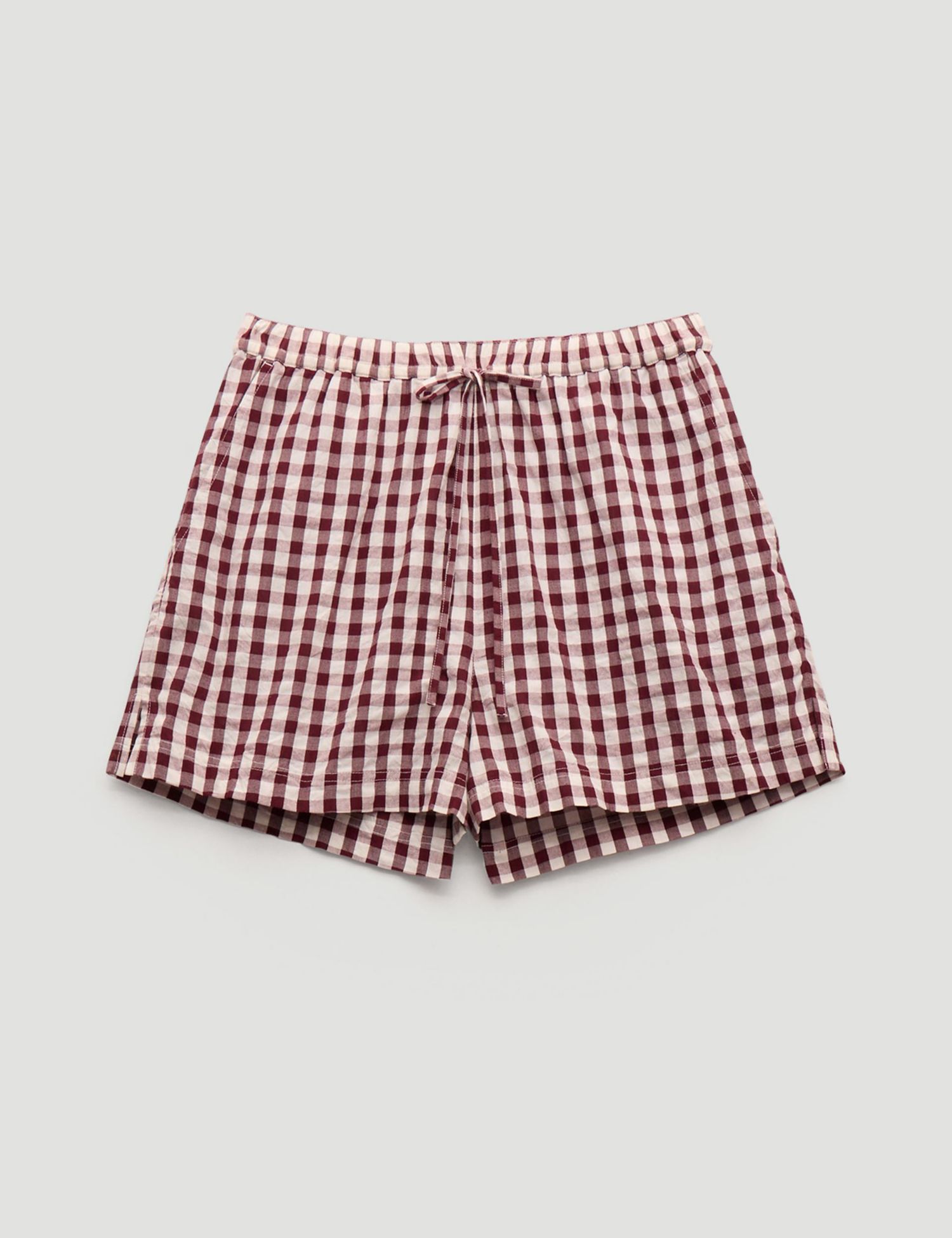 Women's Ernie Gathered Gingham Beach Short