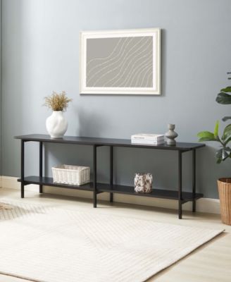 Celine 71" Wood 2-Shelf Console Table