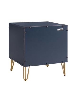 Dumbo Fluted 2-Drawer Wood Nightstand, Set of 2