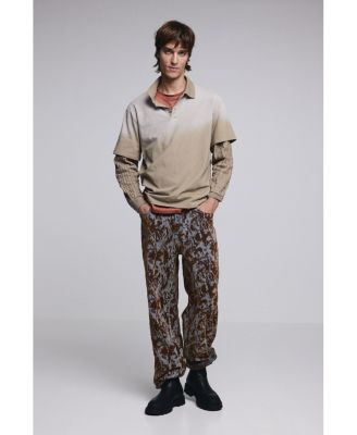 Men's Long-sleeve double polo shirt