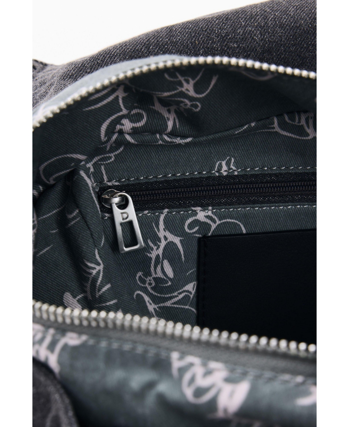 Desigual Women's Medium denim backpack Mickey Mouse