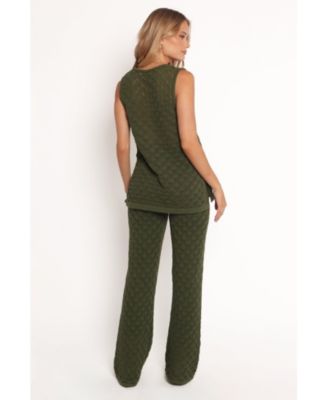 Women's Fefe Textured Knit Pants