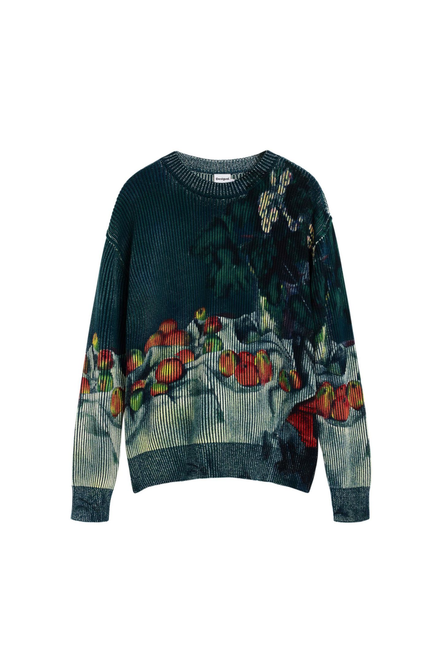 Мужской свитер Desigual Still Life Texture, цвет: Светлый синий — фото 6