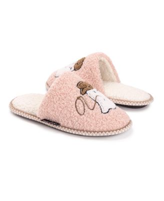 Women's Punch Needle Fall Halloween Novelty Scuff Slipper