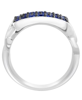 Men's Sapphire (2 ct. t.w.) Ring in Sterling Silver