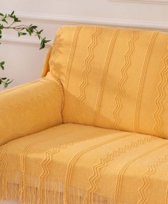 Texture Triple Zig-Zag Lightweight Throw, 50" x 60"