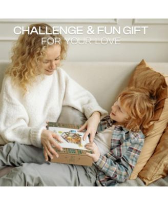 Book Nook Kit DIY Miniature House Kit, 3D Wooden Puzzle Cathy's Greenhouse, Bookend Bookshelf Insert, Diorama Kit Christmas Birthday Gift