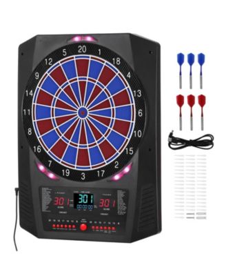 Electronic Dart Board, 13.5" Dartboard with 45 Games, 474 Variations, LED Scoring Screen and Soft Tip Darts