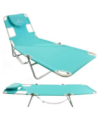 Chaise Lounge, Versatile Facedown Beach Camping Pool Tanning Chair