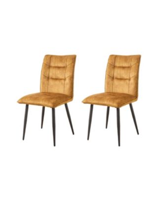 Velvet Dining Chairs (Set of 2)