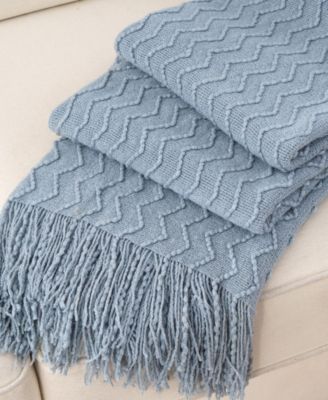 Wave-Link Texture Lightweight Throw, 50" x 60"