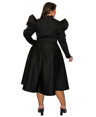 Plus Size Isabella Neoprene Statement Dress