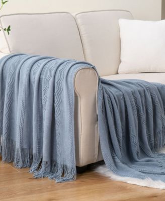 Texture Triple Zig-Zag Lightweight Throw, 50" x 60"