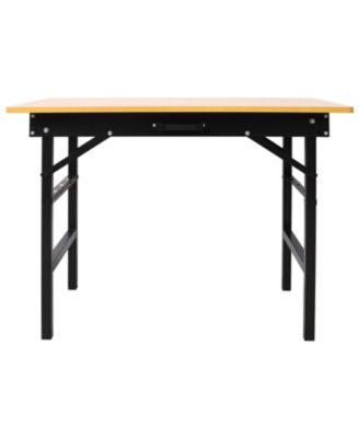 Portable Folding Work Table with Measuring Tape