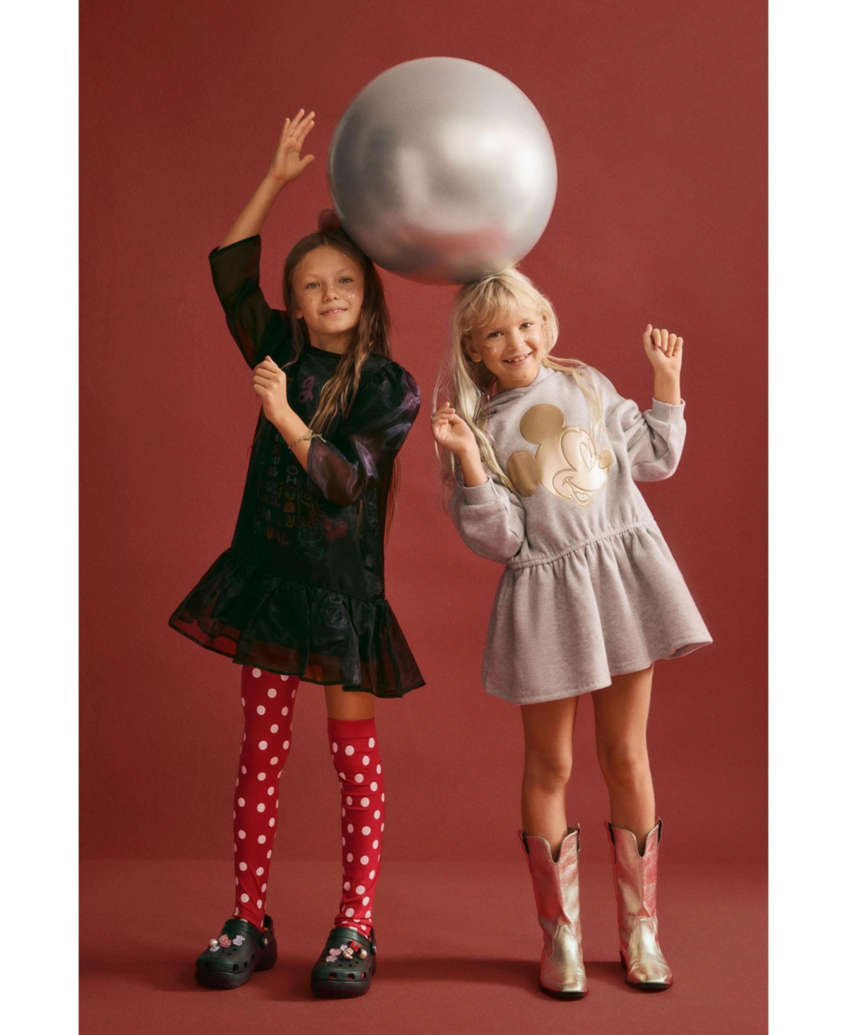 Desigual Girls's Mickey Mouse sweatshirt dress