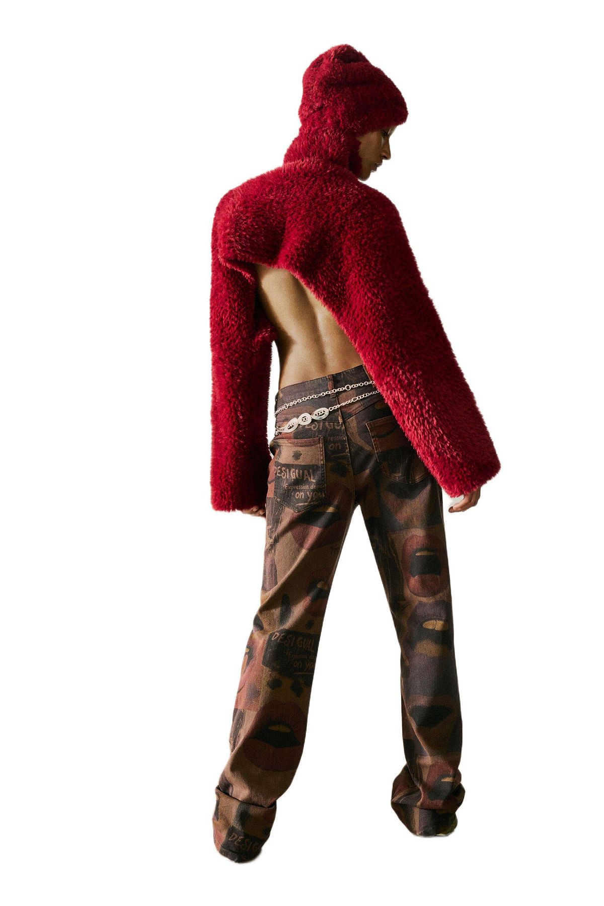 Desigual Women's Printed Jeans view 3 — MAYCSS fashion products