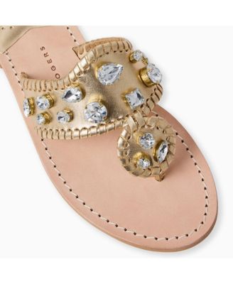 Women's Jacks Flat Jeweled Sandal