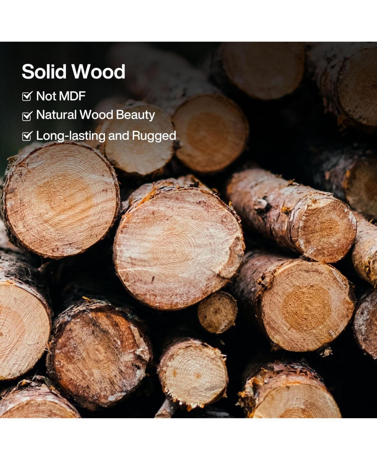 Tribesigns 63-Inch Solid Wood Console Table, 2-Tier Farmhouse Entryway Table with Storage