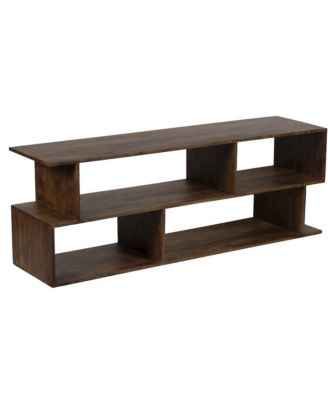 Portola Solid Acacia Wood TV Stand