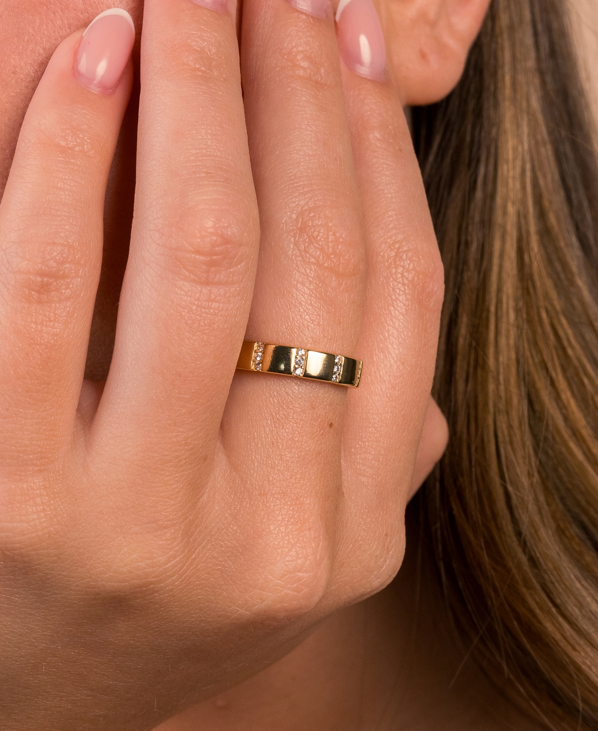 Sterling Forever Bradley Cz Ring