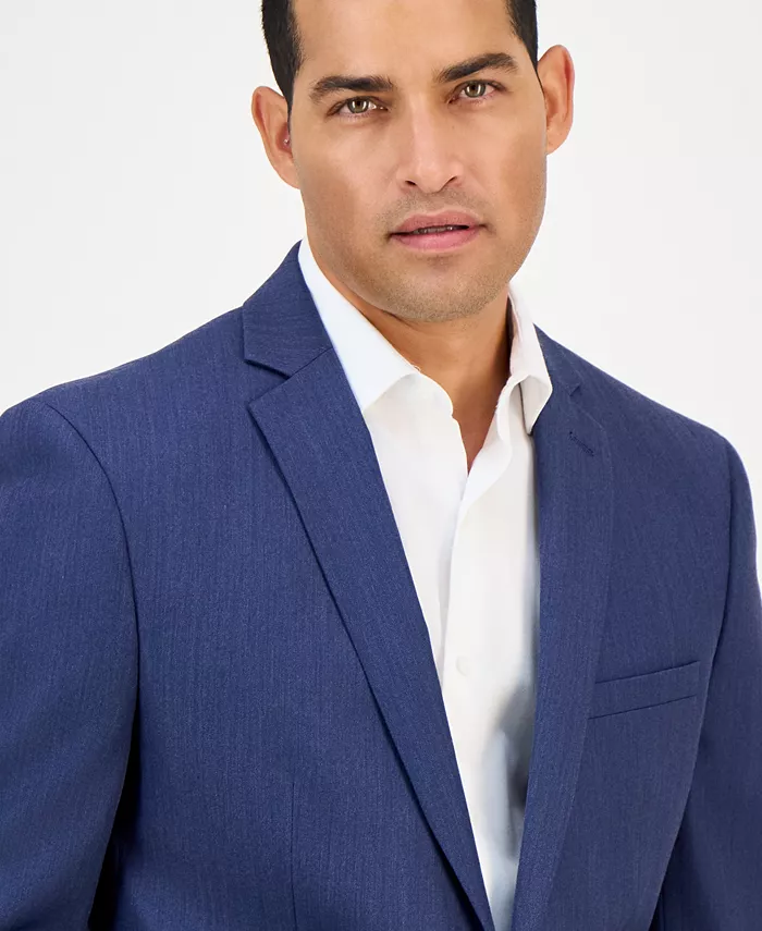 Men's Slim-Fit Stretch Solid Suit Jacket - thumbnail 6